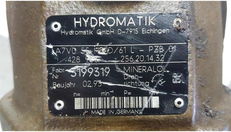 Hydromatik A7VO55HD1D/61L - Load sensing pump - Гидравлика: фото 4 Hydromatik A7VO55HD1D/61L - Load sensing pump - Гидравлика: фото 4