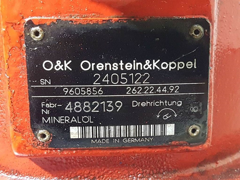 O & K L6/L6.3/L6.5/L8/L8.5-2405122-Drive motor/Fahrmotor - Гидравлика для Строительной техники: фото 5 O & K L6/L6.3/L6.5/L8/L8.5-2405122-Drive motor/Fahrmotor - Гидравлика для Строительной техники: фото 5