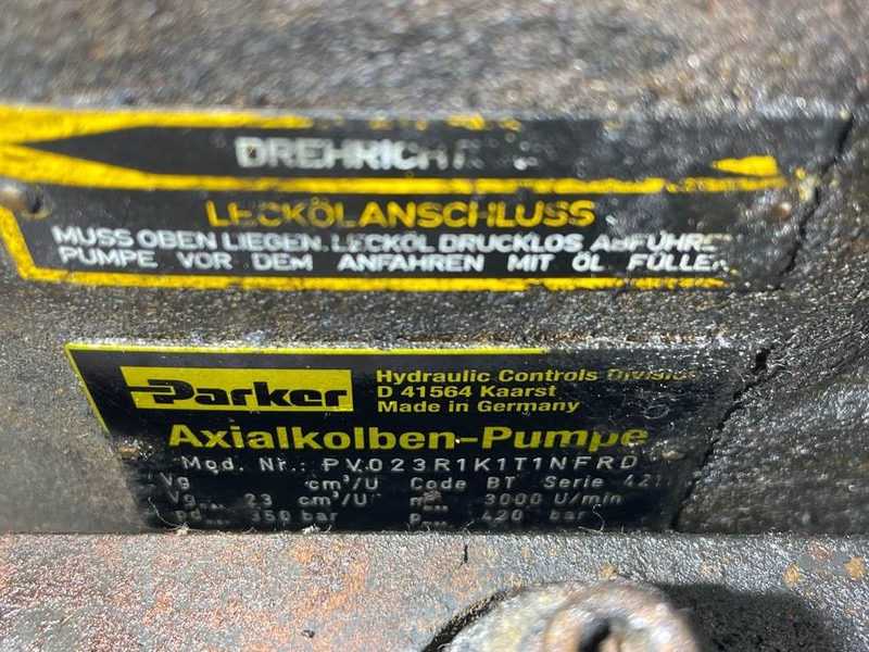 Parker PV023R1K1T1NFRD - Load sensing pump - Гидравлика для Строительной техники: фото 4 Parker PV023R1K1T1NFRD - Load sensing pump - Гидравлика для Строительной техники: фото 4