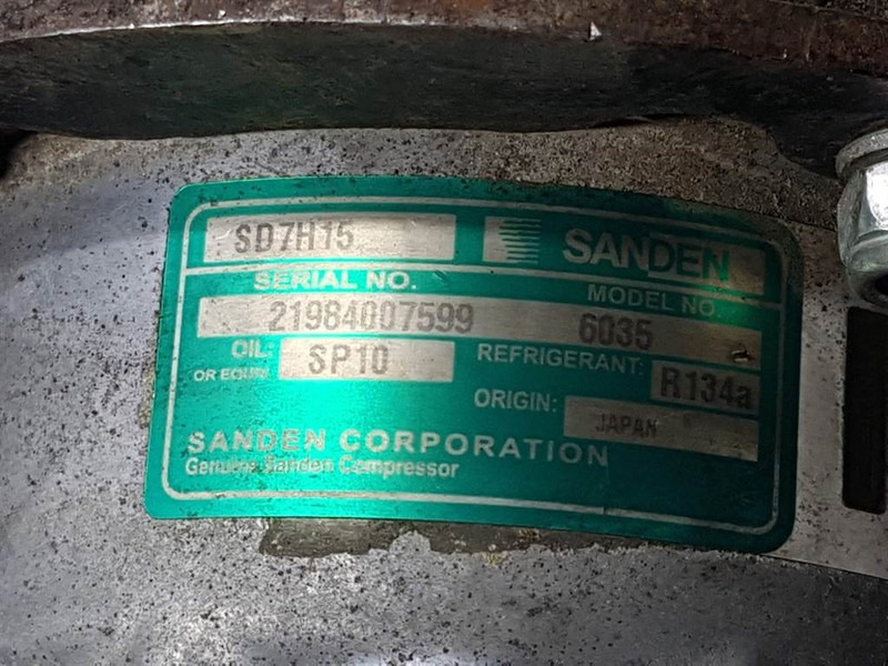 SANDEN SD7H15-6035-Compressor/Kompressor/Aircopomp - Компрессор кондиционера для Строительной техники: фото 4 SANDEN SD7H15-6035-Compressor/Kompressor/Aircopomp - Компрессор кондиционера для Строительной техники: фото 4