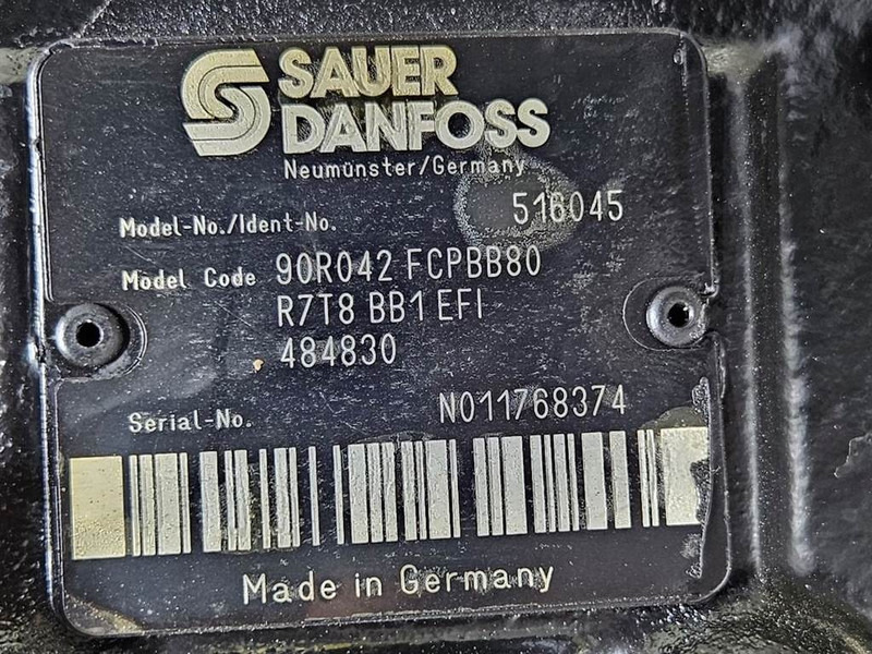 Sauer Danfoss 90R042FCPBB80R7T8-Drive pump/Fahrpumpe/Rijpomp - Гидравлика для Строительной техники: фото 5 Sauer Danfoss 90R042FCPBB80R7T8-Drive pump/Fahrpumpe/Rijpomp - Гидравлика для Строительной техники: фото 5