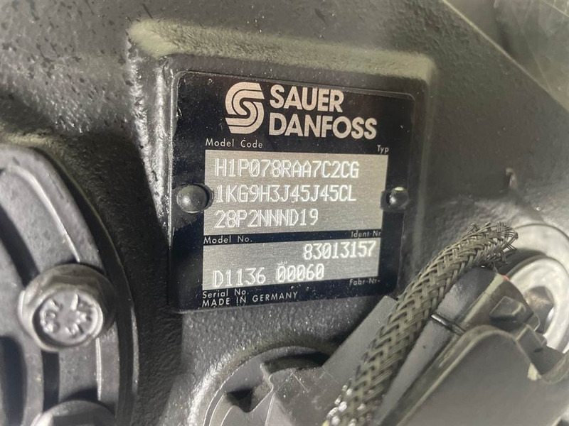 Sauer Danfoss H1P078R-83013157-Drive pump/Fahrpumpe/Rijpomp - Гидравлика для Строительной техники: фото 4 Sauer Danfoss H1P078R-83013157-Drive pump/Fahrpumpe/Rijpomp - Гидравлика для Строительной техники: фото 4
