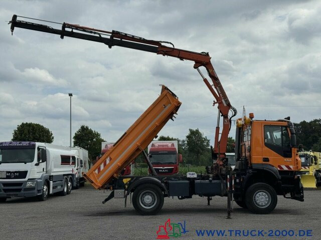 Самосвал, Автоманипулятор Iveco Stralis AD190T33 4x4 Winterdienst Atlas Kran: фото 8