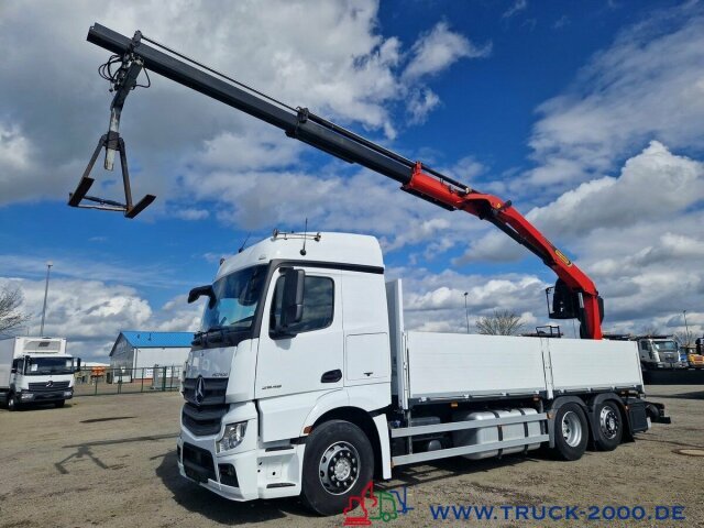 Грузовик бортовой/ Платформа, Автоманипулятор Mercedes-Benz Actros 2548 6x2 Kran PK20501 bei 11m/1,64 Tonnen: фото 9