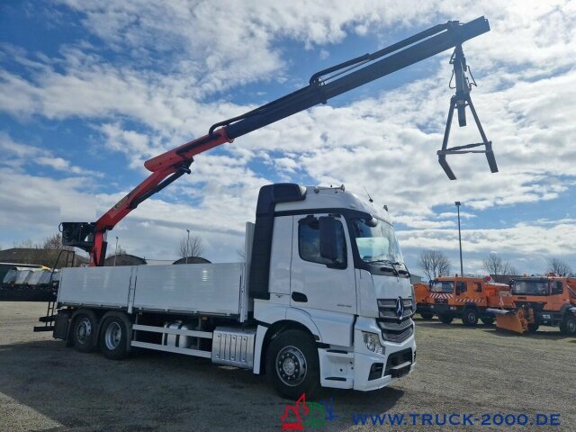 Грузовик бортовой/ Платформа, Автоманипулятор Mercedes-Benz Actros 2548 6x2 Kran PK20501 bei 11m/1,64 Tonnen: фото 13