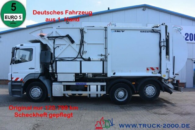 Mercedes-Benz Axor 2529 Faun Easypress Frontlader 25 m³ 1.Hd - Мусоровоз: фото 1 Mercedes-Benz Axor 2529 Faun Easypress Frontlader 25 m³ 1.Hd - Мусоровоз: фото 1