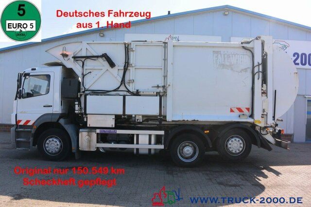 Mercedes-Benz Axor 2529 Faun Überkopf Frontlader 25 m³ 1.Hand - Мусоровоз: фото 1 Mercedes-Benz Axor 2529 Faun Überkopf Frontlader 25 m³ 1.Hand - Мусоровоз: фото 1