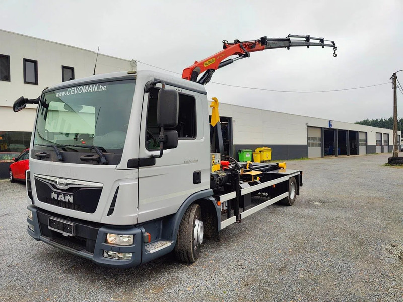 Крюковой мультилифт, Автоманипулятор MAN TGL 12.250 Container + Palfinger PK5001 Remote: фото 1