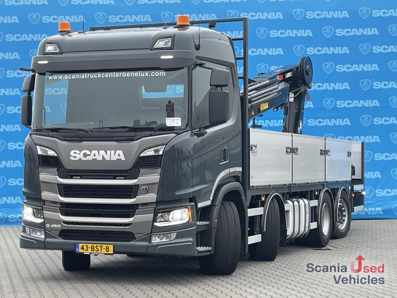 SCANIA G 450 B8x2*6NB DIFF-L HIAB X-HIPRO 262 EP-4 - Грузовик бортовой/ Платформа, Автоманипулятор: фото 2 SCANIA G 450 B8x2*6NB DIFF-L HIAB X-HIPRO 262 EP-4 - Грузовик бортовой/ Платформа, Автоманипулятор: фото 2