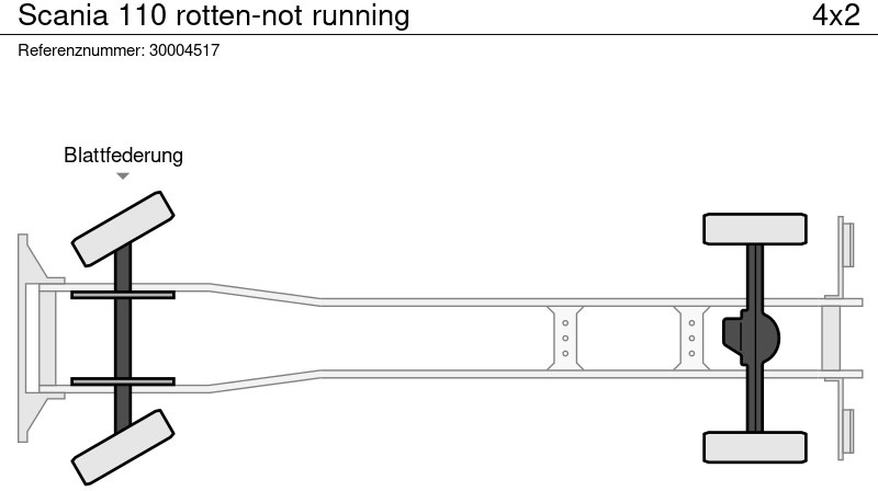 Грузовик бортовой/ Платформа, Автоманипулятор Scania 110 rotten-not running: фото 12