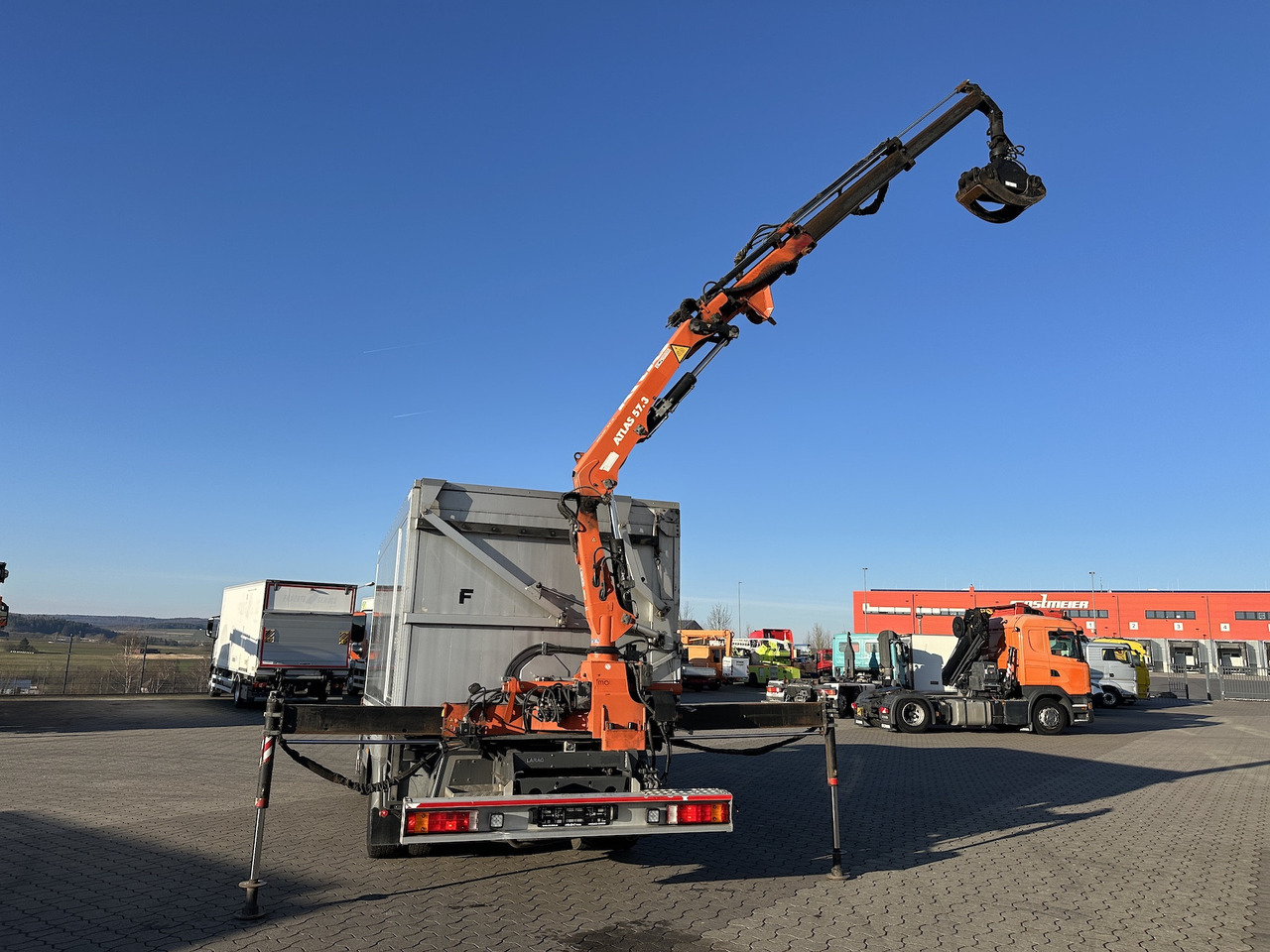 Mercedes-Benz Atego 1529 4x2 Atlas 57.3-A2 Kadaverkipper - Самосвал, Автоманипулятор: фото 4 Mercedes-Benz Atego 1529 4x2 Atlas 57.3-A2 Kadaverkipper - Самосвал, Автоманипулятор: фото 4