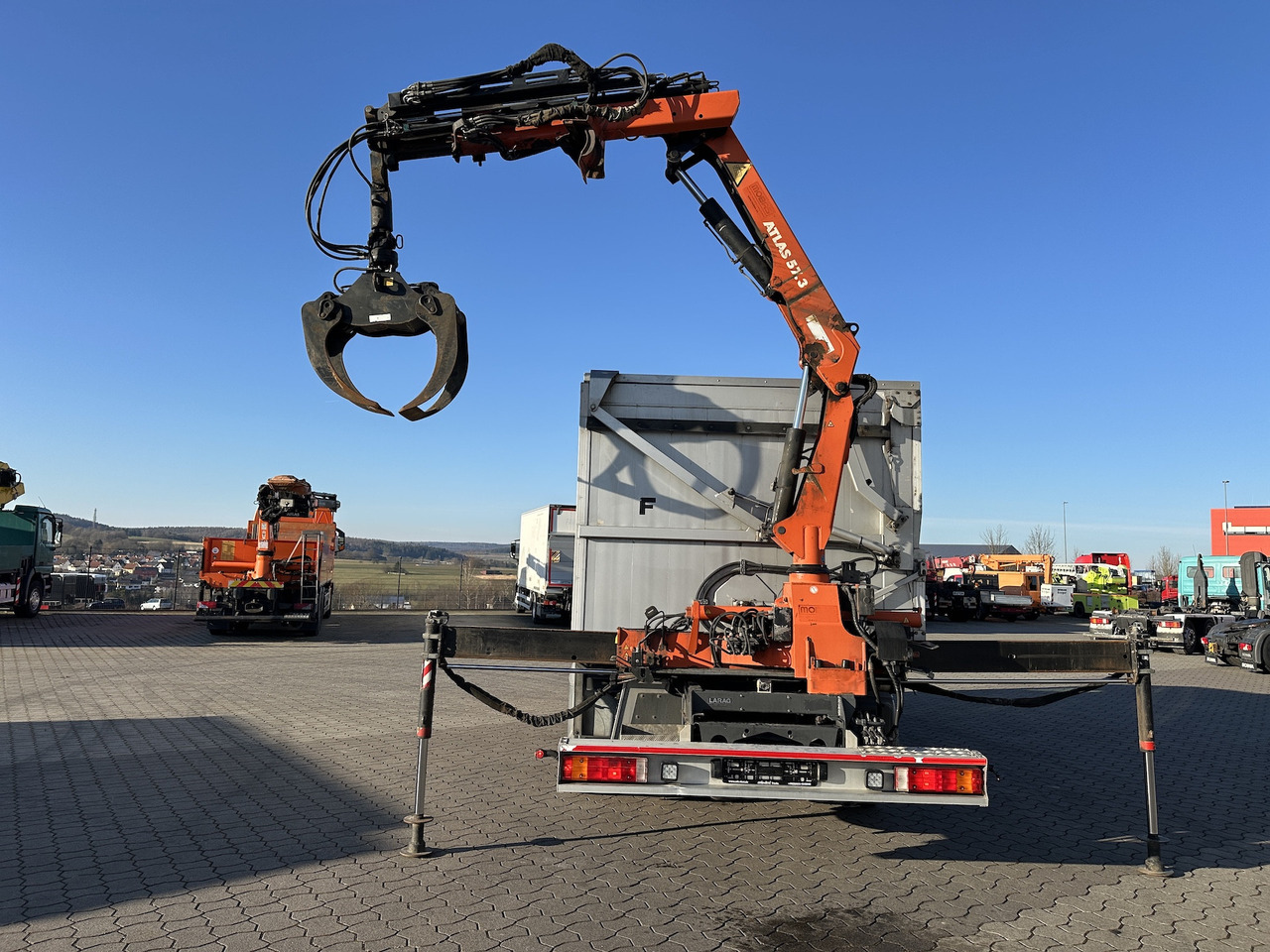 Mercedes-Benz Atego 1529 4x2 Atlas 57.3-A2 Kadaverkipper - Самосвал, Автоманипулятор: фото 3 Mercedes-Benz Atego 1529 4x2 Atlas 57.3-A2 Kadaverkipper - Самосвал, Автоманипулятор: фото 3