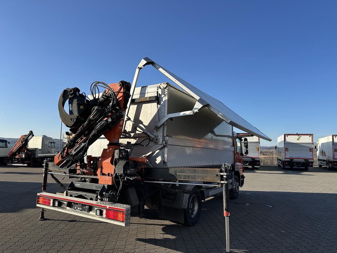 Mercedes-Benz Atego 1529 4x2 Atlas 57.3-A2 Kadaverkipper - Автоманипулятор, Самосвал: фото 2 Mercedes-Benz Atego 1529 4x2 Atlas 57.3-A2 Kadaverkipper - Автоманипулятор, Самосвал: фото 2