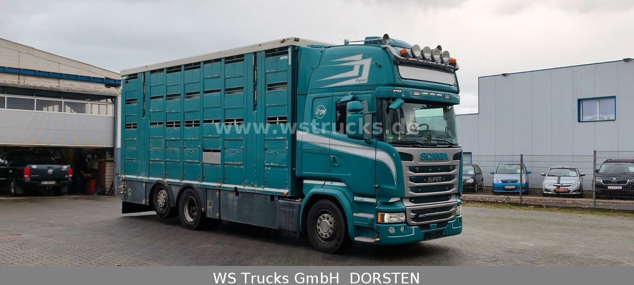 Scania R 490 Topline Menke 4 Stock Hubdach | Retader - Коневоз: фото 2 Scania R 490 Topline Menke 4 Stock Hubdach | Retader - Коневоз: фото 2