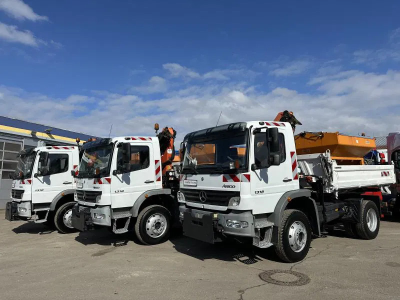 Mercedes-Benz Atego 1318 5 x AK Allrad Kran Palfinger 7001 - Самосвал, Автоманипулятор: фото 3 Mercedes-Benz Atego 1318 5 x AK Allrad Kran Palfinger 7001 - Самосвал, Автоманипулятор: фото 3