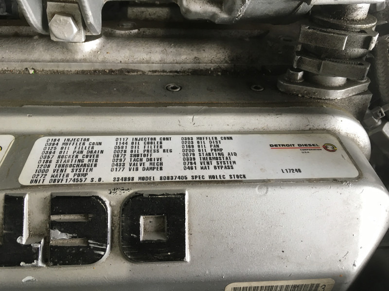 Электрогенератор Detroit Diesel 8V92TA 8083-7405 GENERATOR 320KVA USED: фото 7