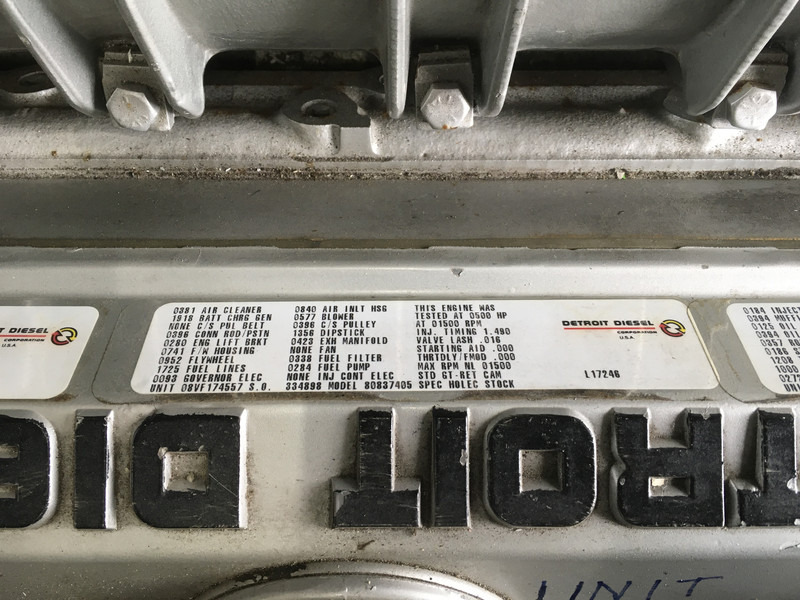 Электрогенератор Detroit Diesel 8V92TA 8083-7405 GENERATOR 320KVA USED: фото 9