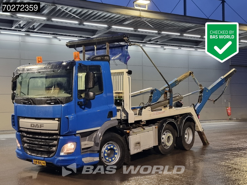 DAF CF 400 6X2 NL-Truck VDL P-18 Skiploader Lenkachse ACC Euro 6 - Портальный бункеровоз: фото 1 DAF CF 400 6X2 NL-Truck VDL P-18 Skiploader Lenkachse ACC Euro 6 - Портальный бункеровоз: фото 1
