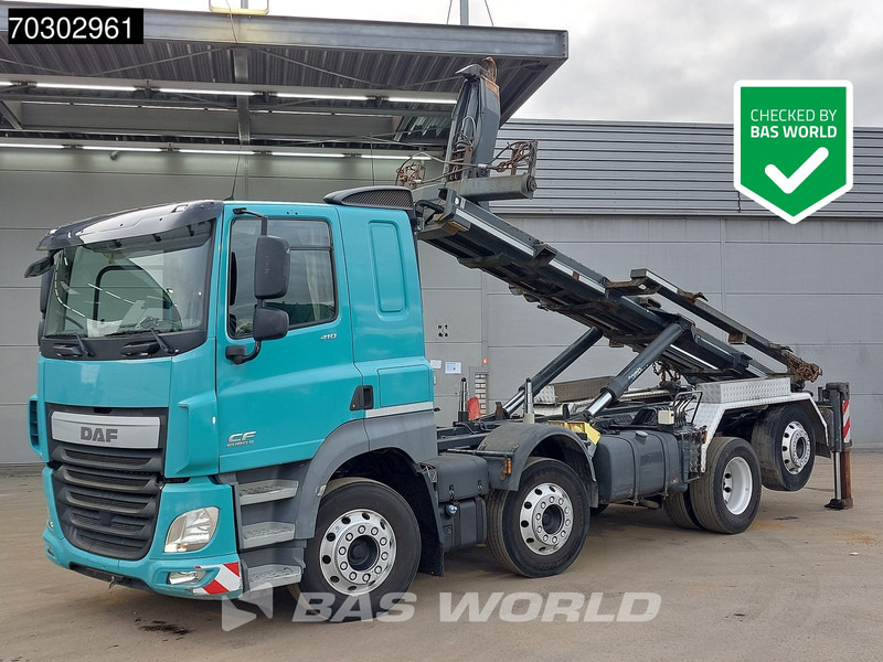 DAF CF 410 CF 8X2 35tons Velsycon CL35.71 containersystem Lift+steering axle Euro 6 - Крюковой мультилифт: фото 1 DAF CF 410 CF 8X2 35tons Velsycon CL35.71 containersystem Lift+steering axle Euro 6 - Крюковой мультилифт: фото 1