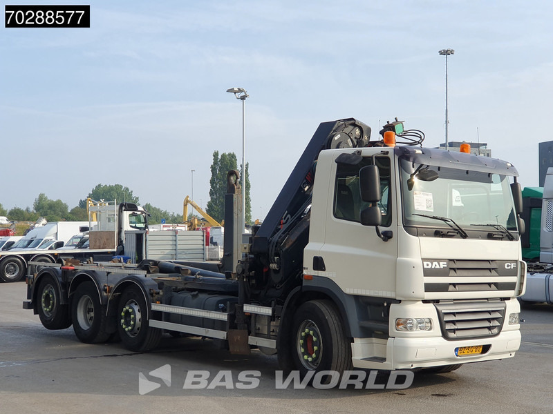 Крюковой мультилифт, Автоманипулятор DAF CF85.360 8X2 NL-Truck HIAB 211 E-3 Hipro Crane + Hooklift Lift+steering Axle Automatic Euro 5: фото 15