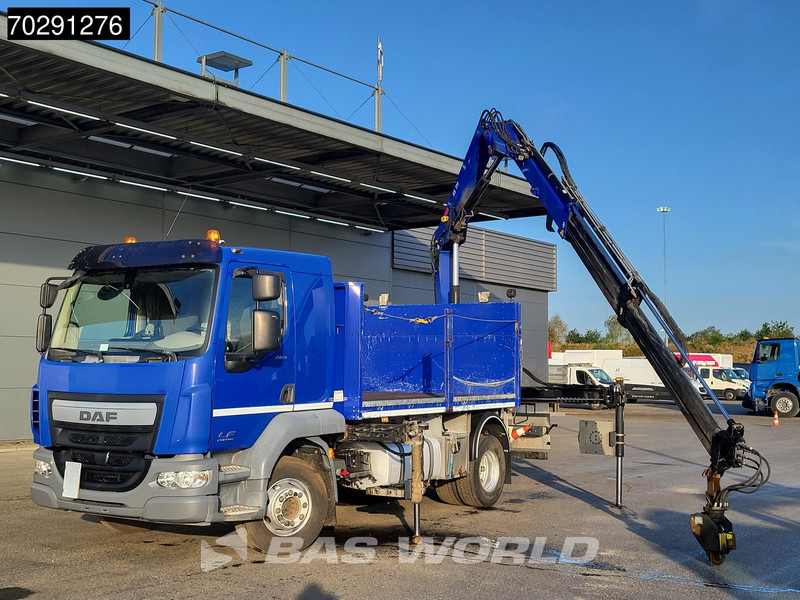 Грузовик бортовой/ Платформа, Автоманипулятор DAF LF 260 LF 4X2 HIAB 111 B-2 Hiduo Crane Automatic ACC Euro 6: фото 6