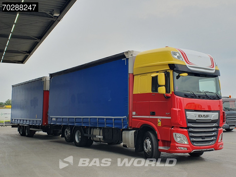 DAF XF 450 6X2 Combi Lift Axle ACC Euro 6 - Тентованный грузовик: фото 3 DAF XF 450 6X2 Combi Lift Axle ACC Euro 6 - Тентованный грузовик: фото 3