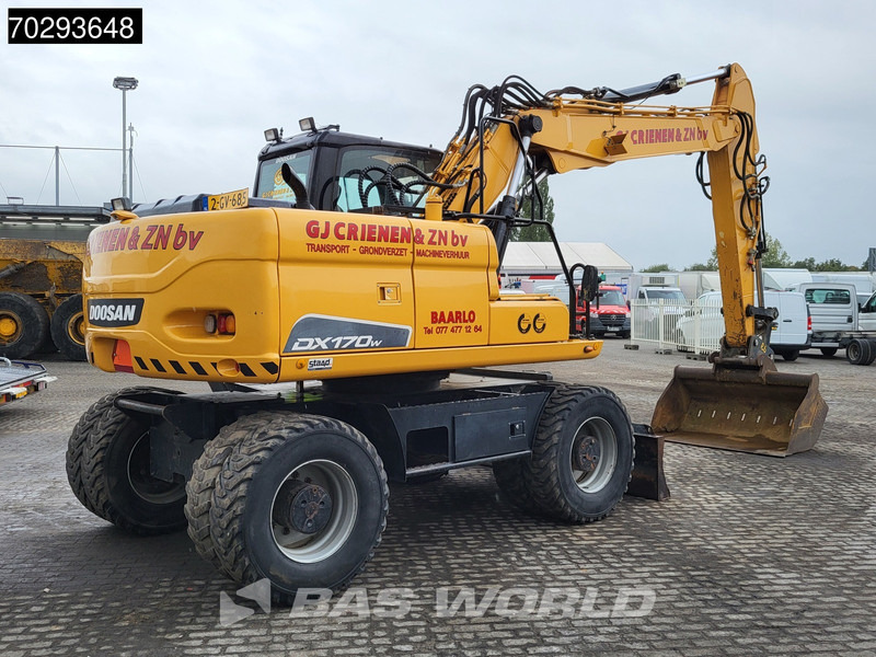 Doosan DX170 W - Колёсный экскаватор: фото 5 Doosan DX170 W - Колёсный экскаватор: фото 5