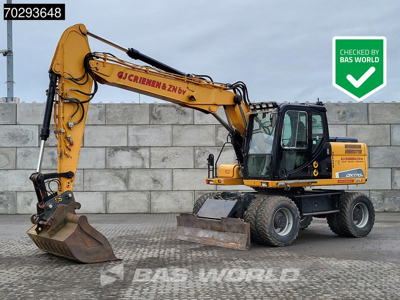 Doosan DX170 W - Колёсный экскаватор: фото 1 Doosan DX170 W - Колёсный экскаватор: фото 1