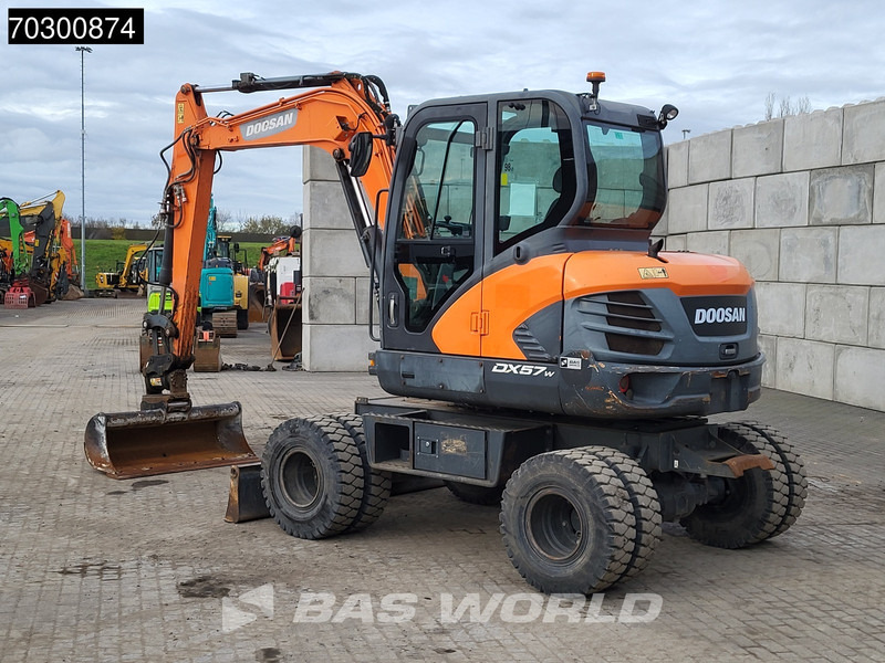 Doosan DX57 W-5 A/C - 3 Buckets - Колёсный экскаватор: фото 5 Doosan DX57 W-5 A/C - 3 Buckets - Колёсный экскаватор: фото 5