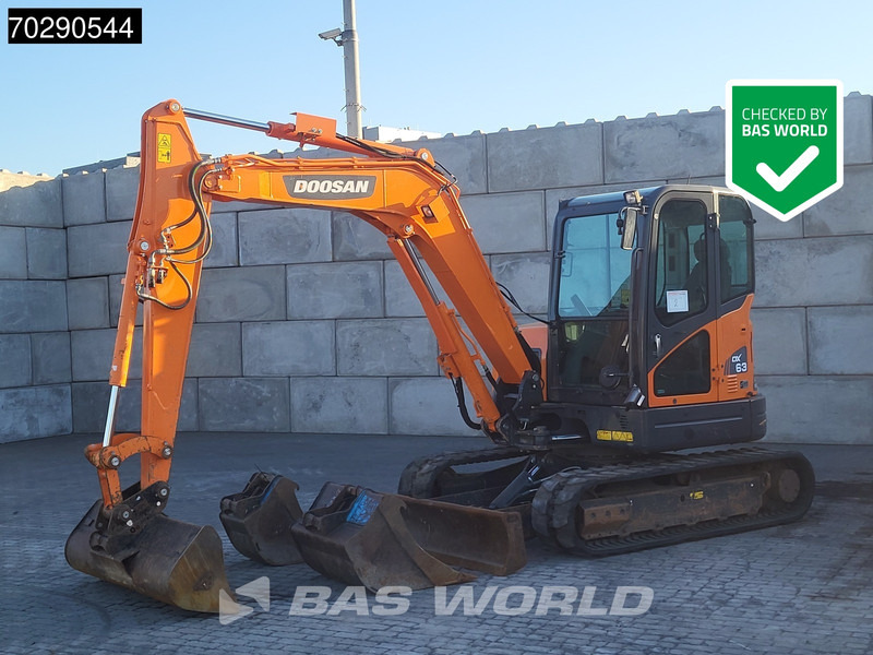 Doosan DX63-3 - Мини-экскаватор: фото 1 Doosan DX63-3 - Мини-экскаватор: фото 1