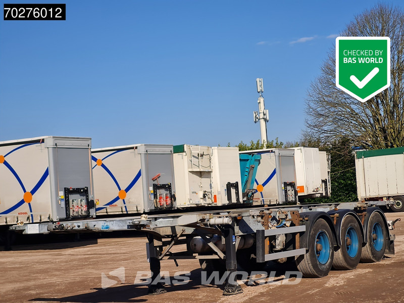 Groenewegen 30CC-14-27 Liftachse NL-Trailer 20ft. 30ft. - Полуприцеп-контейнеровоз/ Сменный кузов: фото 1 Groenewegen 30CC-14-27 Liftachse NL-Trailer 20ft. 30ft. - Полуприцеп-контейнеровоз/ Сменный кузов: фото 1