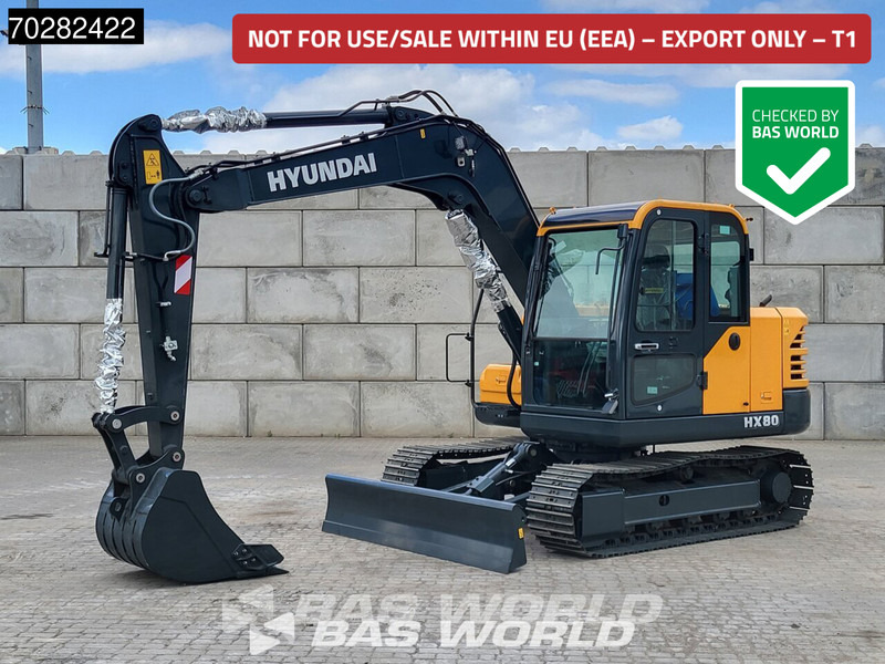 Hyundai HX80 N A/C - NEW UNUSED - Мини-экскаватор: фото 1 Hyundai HX80 N A/C - NEW UNUSED - Мини-экскаватор: фото 1