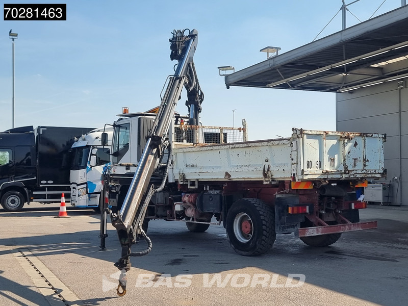Самосвал, Автоманипулятор Iveco Trakker 310 4X4 Atlas 145.2-A2 Kran Crane 4x4 Big axle 6m3 3 sided tipper Euro 4: фото 6