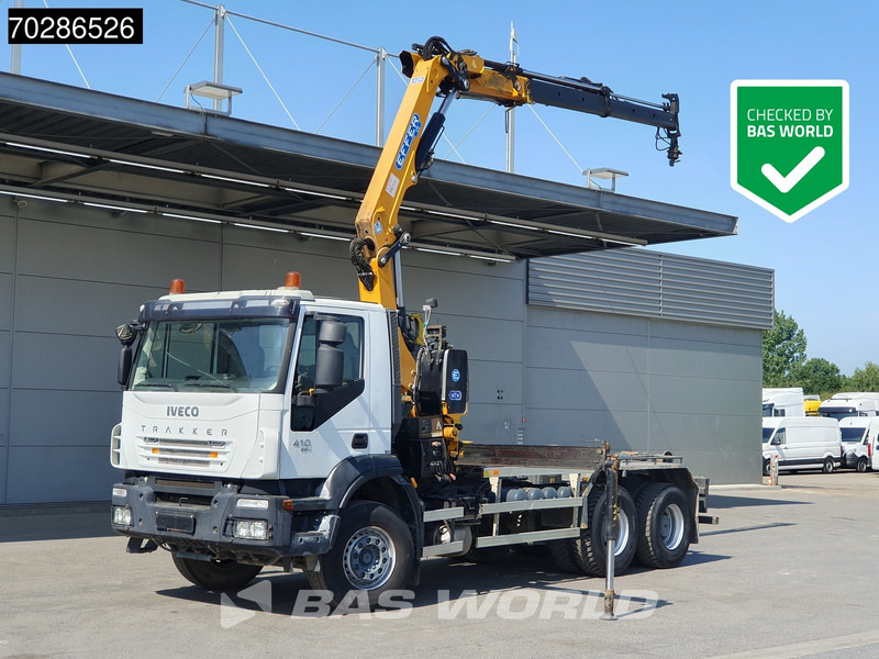Iveco Trakker 410 6X4 Effer CRANE 175/2S Manual 20 Tonnes EEV - Крюковой мультилифт, Автоманипулятор: фото 1 Iveco Trakker 410 6X4 Effer CRANE 175/2S Manual 20 Tonnes EEV - Крюковой мультилифт, Автоманипулятор: фото 1