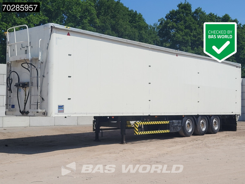 Полуприцеп с подвижным полом Knapen K100 92m3 10mm Liftachse Waste Cover: фото 1
