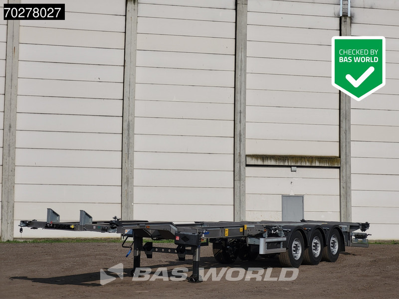 Lecitrailer SR3EC 3 axles UNUSED Liftachse Multi'45 - Полуприцеп-контейнеровоз/ Сменный кузов: фото 1 Lecitrailer SR3EC 3 axles UNUSED Liftachse Multi'45 - Полуприцеп-контейнеровоз/ Сменный кузов: фото 1