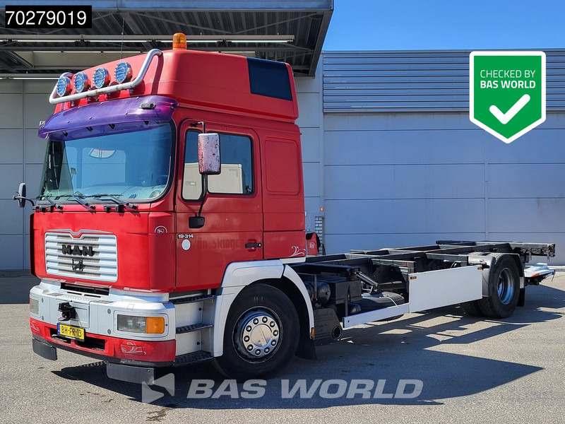 MAN FL 19.314 4X2 NL-Truck Manual Ladebordwand Euro 2 - Грузовик-контейнеровоз/ Сменный кузов: фото 1 MAN FL 19.314 4X2 NL-Truck Manual Ladebordwand Euro 2 - Грузовик-контейнеровоз/ Сменный кузов: фото 1