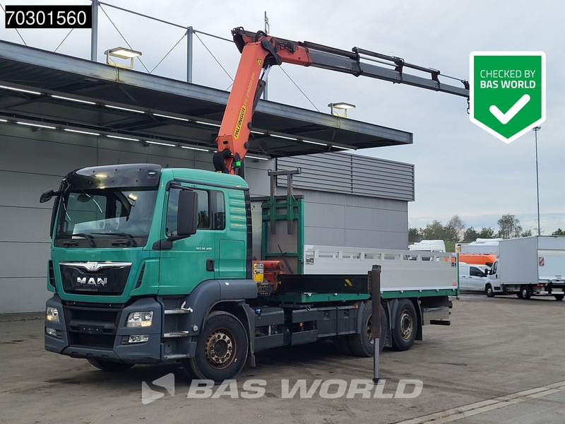 MAN TGS 26.400 6X2 Palfinger PK23001 EH Crane Kran Remote Retarder Euro 6 - Грузовик бортовой/ Платформа, Автоманипулятор: фото 1 MAN TGS 26.400 6X2 Palfinger PK23001 EH Crane Kran Remote Retarder Euro 6 - Грузовик бортовой/ Платформа, Автоманипулятор: фото 1