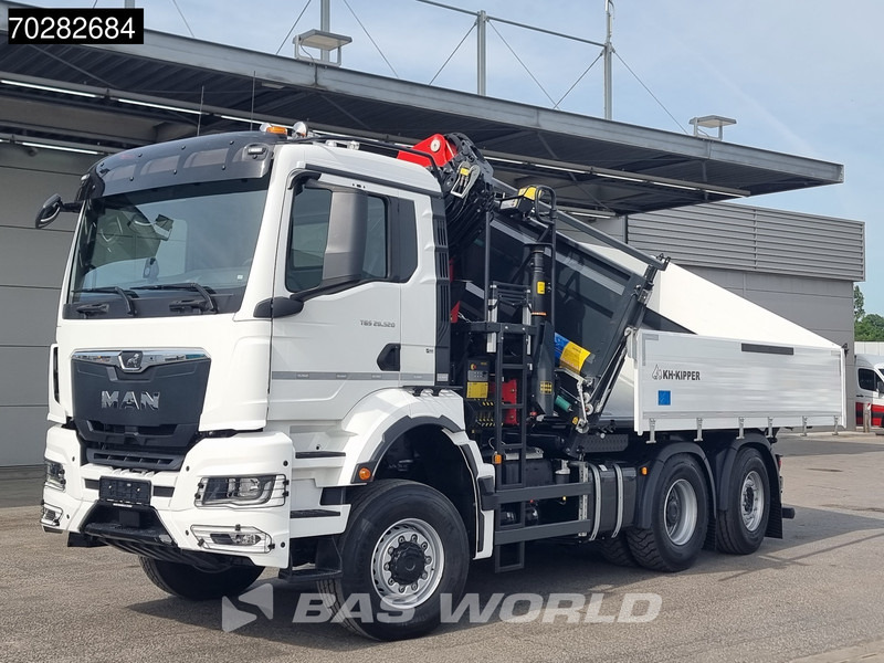 Новый Самосвал, Автоманипулятор MAN TGS 28.520 6X4 Palfinger PK24001 SLD 5 Kran 2-way tipper Retarder Big-Axle Liftachse Euro 6: фото 6