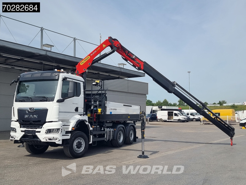 Новый Самосвал, Автоманипулятор MAN TGS 28.520 6X4 Palfinger PK24001 SLD 5 Kran 2-way tipper Retarder Big-Axle Liftachse Euro 6: фото 7