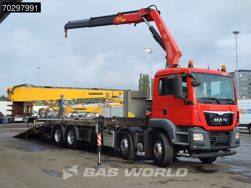 MAN TGS 35.360 TGS 8X2 Fassi F235A.0.22 Crane Kran Winch Hydraulic ramp Lift-Axle Navi Euro 6 - Грузовик бортовой/ Платформа, Автоманипулятор: фото 5 MAN TGS 35.360 TGS 8X2 Fassi F235A.0.22 Crane Kran Winch Hydraulic ramp Lift-Axle Navi Euro 6 - Грузовик бортовой/ Платформа, Автоманипулятор: фото 5