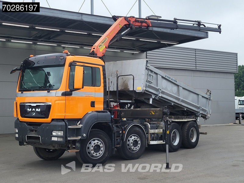 MAN TGS 35.400 8X4 Palfinger PK16001 K Kran Crane Retarder Big-Axle 2-Way tipper Euro 6 - Самосвал, Автоманипулятор: фото 3 MAN TGS 35.400 8X4 Palfinger PK16001 K Kran Crane Retarder Big-Axle 2-Way tipper Euro 6 - Самосвал, Автоманипулятор: фото 3