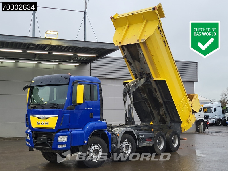 MAN TGS 35.440 8X4 14m3 tipper Steelsuspension Big-Axle Retarder Automatic Euro 6 - Самосвал: фото 1 MAN TGS 35.440 8X4 14m3 tipper Steelsuspension Big-Axle Retarder Automatic Euro 6 - Самосвал: фото 1