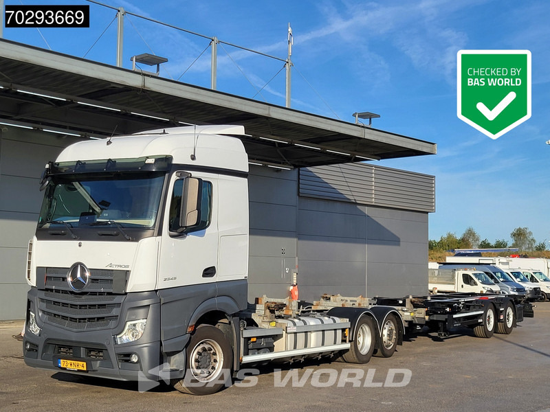 Mercedes-Benz Actros 2545 Actros 6X2 NL-Truck BDF Combi Retarder Lift Asche ACC Xenon Navi Euro 6 - Грузовик-контейнеровоз/ Сменный кузов: фото 1 Mercedes-Benz Actros 2545 Actros 6X2 NL-Truck BDF Combi Retarder Lift Asche ACC Xenon Navi Euro 6 - Грузовик-контейнеровоз/ Сменный кузов: фото 1
