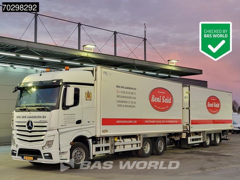 Mercedes-Benz Actros 2643 6X2 NL-Combi Frigoblock FB-FIL2 2tons Ladebordwand Retarder Automatic Xenon - Рефрижератор: фото 1 Mercedes-Benz Actros 2643 6X2 NL-Combi Frigoblock FB-FIL2 2tons Ladebordwand Retarder Automatic Xenon - Рефрижератор: фото 1