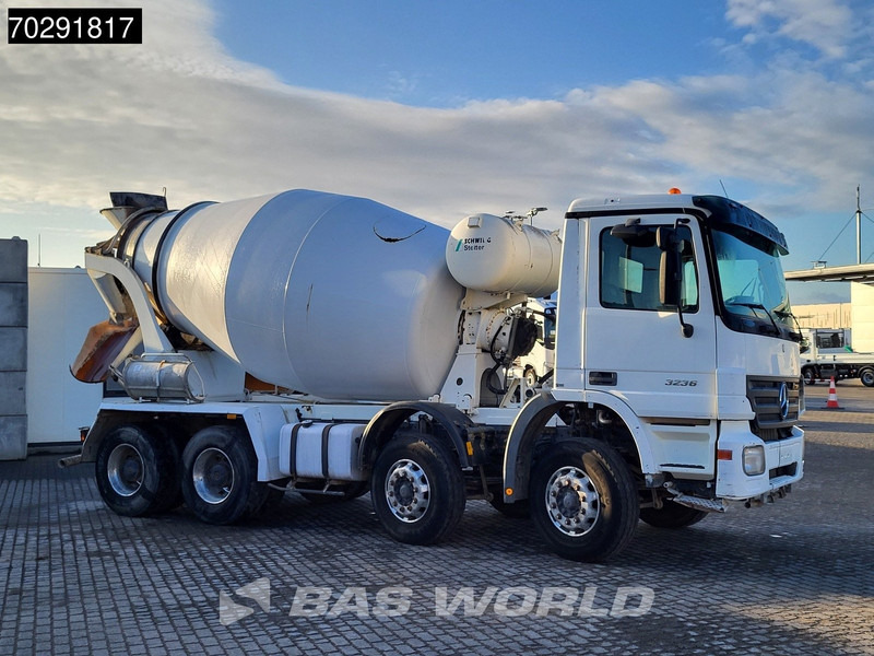 Mercedes-Benz Actros 3236 8X4 9m3 Stetter Mixer Retarder Steelsuspension Big-Axle Euro 3 - Автобетоносмеситель: фото 3 Mercedes-Benz Actros 3236 8X4 9m3 Stetter Mixer Retarder Steelsuspension Big-Axle Euro 3 - Автобетоносмеситель: фото 3