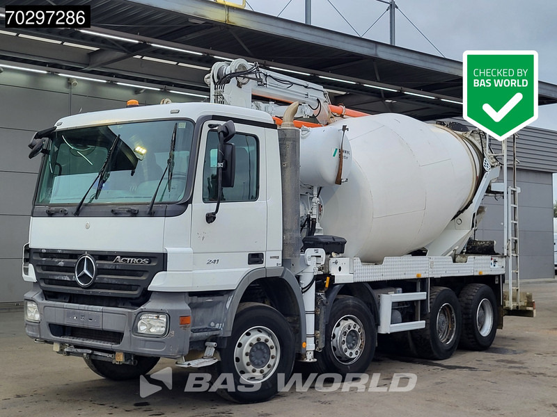 Mercedes-Benz Actros 3241 8X4 21meter Pump + 7m3 Stetter Mixer Steelsuspension Big-Axle Manual Euro 5 - Автобетононасос: фото 1 Mercedes-Benz Actros 3241 8X4 21meter Pump + 7m3 Stetter Mixer Steelsuspension Big-Axle Manual Euro 5 - Автобетононасос: фото 1