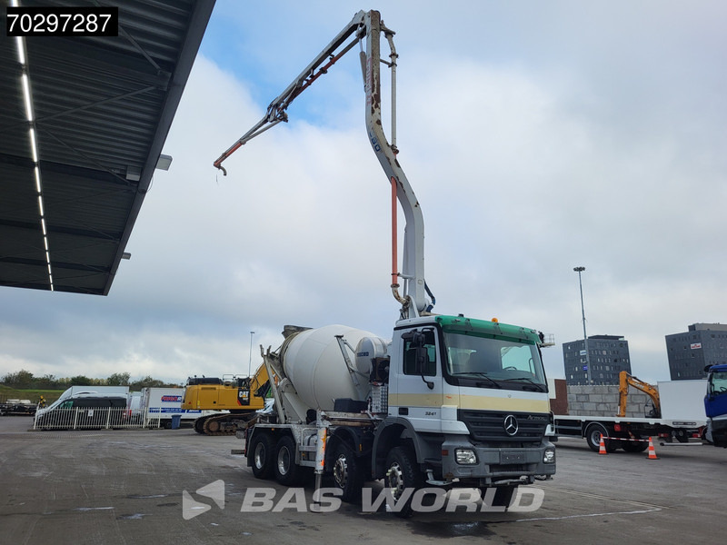 Mercedes-Benz Actros 3241 8X4 7m3 Mecbo Mixer Big-Axle Steelsuspension Pompe+Mixer Autoamtic Euro 3 - Автобетононасос: фото 3 Mercedes-Benz Actros 3241 8X4 7m3 Mecbo Mixer Big-Axle Steelsuspension Pompe+Mixer Autoamtic Euro 3 - Автобетононасос: фото 3