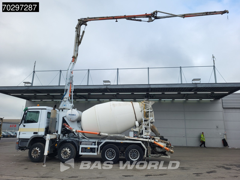 Mercedes-Benz Actros 3241 8X4 7m3 Mecbo Mixer Big-Axle Steelsuspension Pompe+Mixer Autoamtic Euro 3 - Автобетононасос: фото 2 Mercedes-Benz Actros 3241 8X4 7m3 Mecbo Mixer Big-Axle Steelsuspension Pompe+Mixer Autoamtic Euro 3 - Автобетононасос: фото 2