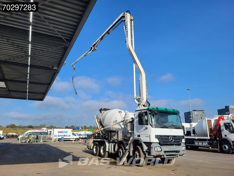 Mercedes-Benz Actros 3241 8X4 Mecbo M3-23.3/100-BZ 7m3 PUMI Big-Axle Steelsuspension Automatic Euro 4 - Автобетоносмеситель: фото 3 Mercedes-Benz Actros 3241 8X4 Mecbo M3-23.3/100-BZ 7m3 PUMI Big-Axle Steelsuspension Automatic Euro 4 - Автобетоносмеситель: фото 3